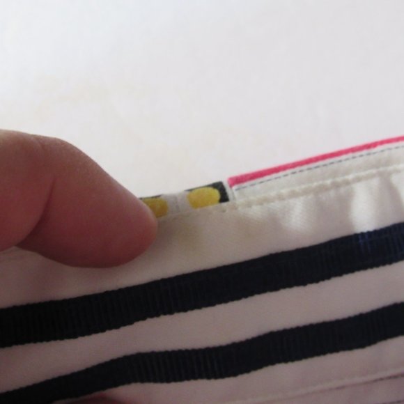 Robert Graham X Red White Stripes Contrasting Cuffs Collar Men's Shirt Sz L Read - Picture 13 of 15